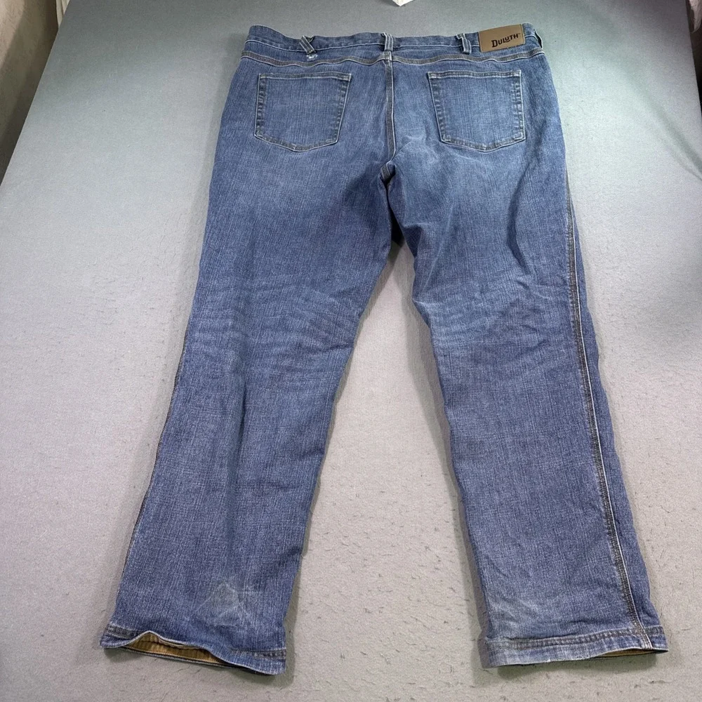 Duluth Trading Co Mens 42x32 Medium Wash Flex Ballroom Workwear Blue Jeans